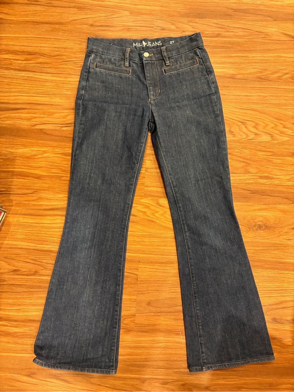 MIH Mid Rise Flared Jeans